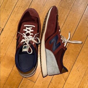 New Balance Women’s Maroon and Navy Sneakers